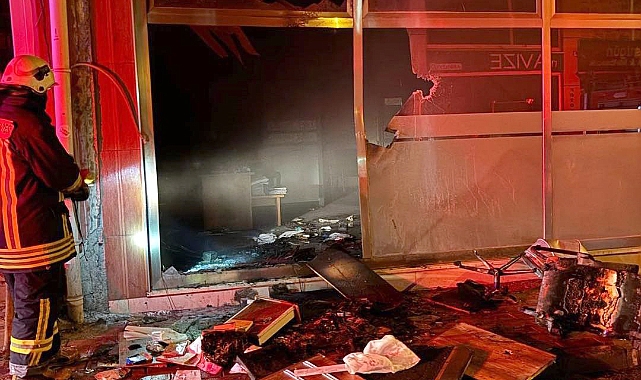 Kırklareli Belediyesi'ne Ait Şirket Binası Kundaklandı