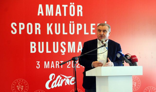 Bakan Bak: Edirne'yi Balkanlar'ın spor merkezi yapmaya çalışıyoruz