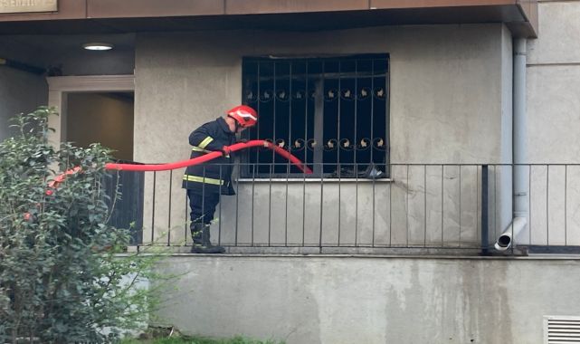 Boş dairede çıkan yangın söndürüldü