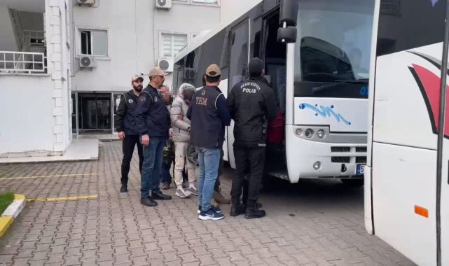 'Bozdoğan-11' operasyonunda yakalanan 33 DEAŞ şüphelisi adliyede