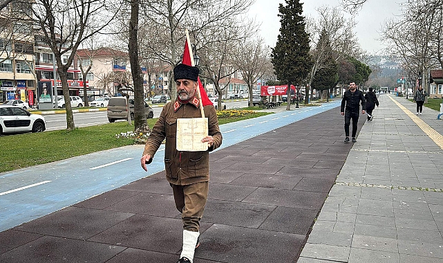 Çanakkale Şehitleri İçin Yürüyen Gazi Torunu, Tekirdağ'a Ulaştı