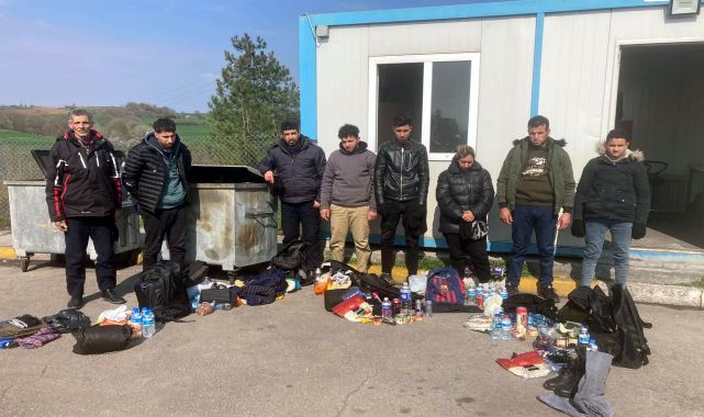 Edirne'de 8 kaçak göçmen yakalandı