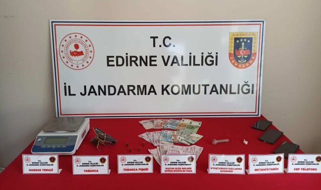 Edirne’de bir evde uyuşturucu ele geçirildi