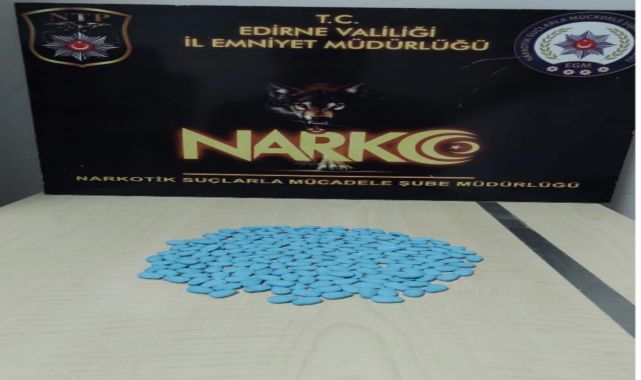 Edirne'de uyuşturucuya 4 tutuklama