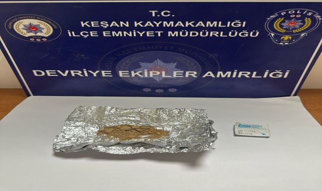 Edirne'de uyuşturucuyla yakalanan 6 şüpheliye gözaltı