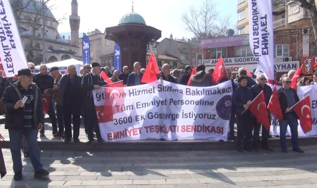 Emekli polislerden, '3600 ek gösterge' talebi