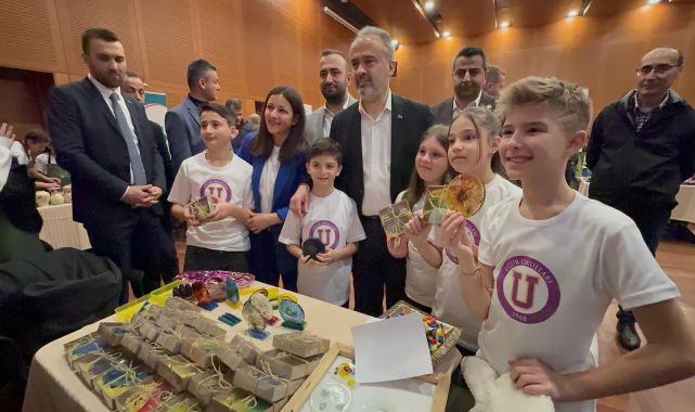 'Girişimci Çocuklar', imal ettikleri ürünleri fuarda satışa sundu