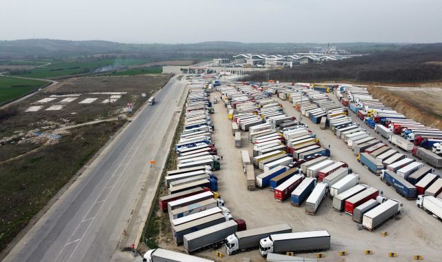 Hamzabeyli Sınır Kapısı'na 700 TIR kapasiteli yeni park yapılıyor