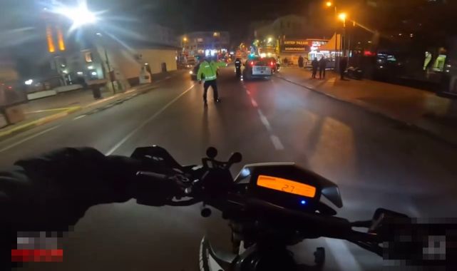 Motosikletle polisten kaçış videosunu sosyal medyadan paylaştı, çorbacıda yakalandı
