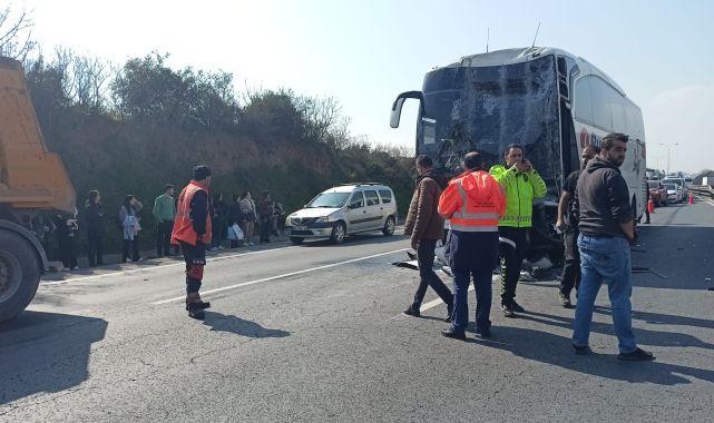 TEM'de zincirleme kaza; Ankara yönü ulaşıma kapandı