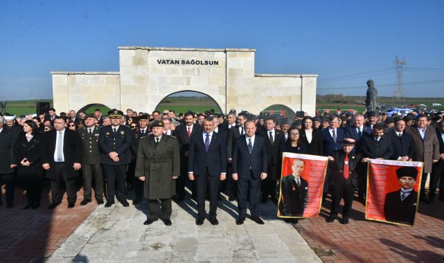 Trakya'da, Çanakkale şehitleri anıldı