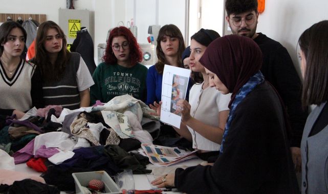 Üniversiteliler, terzilerin çöpe attığı kumaşları toplayıp, eşyalara dönüştürdü