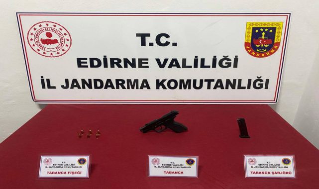 Üzerinde tabancayla yakalandı