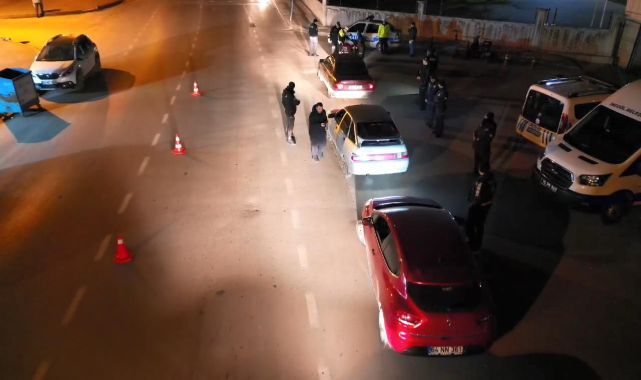 200 polisin katıldığı uygulamada, 56 sürücüye 185 bin TL cezai işlem uygulandı