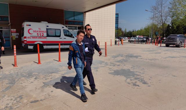 Çaldığı motosikletle polisin 'dur' ihtarına uymayan Suriyeli çocuk, takiple yakalandı