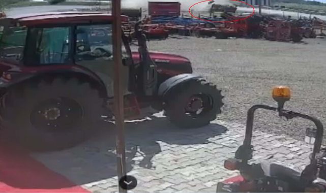 Çanakkale'de takla atan otomobilin sürücüsü öldü; kaza kamerada