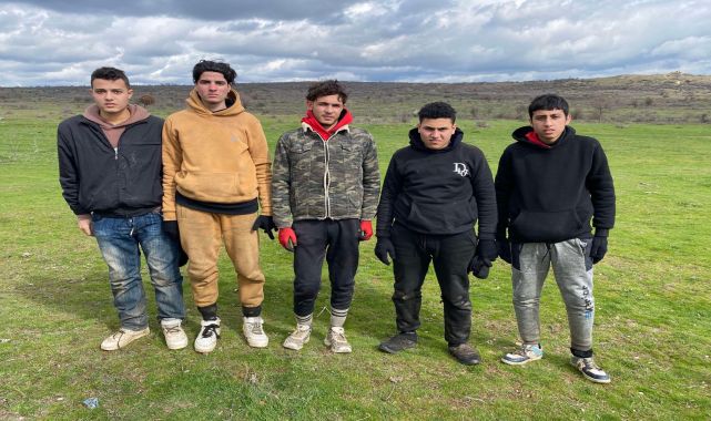 Edirne'de 5 düzensiz göçmen yakalandı