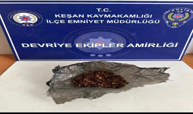 Edirne’de uyuşturucuyla yakalanan 2 kişiye gözaltı