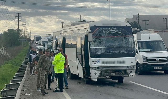 İşçi Servisleri Çarpıştı! 5'i Askeri Personel, 16 Yaralı