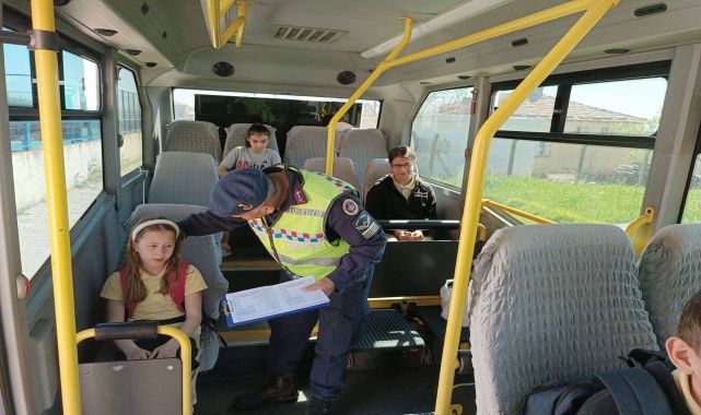 Keşan’da öğrenci servis araçları denetlendi