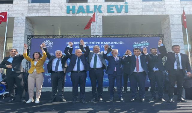 Nilüfer Belediye Başkanı Şadi Özdemir göreve başladı