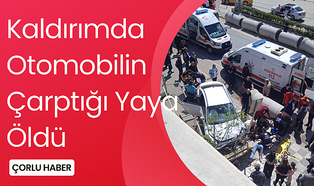 Otomobilin Kaldırımda Çarptığı Yaya Öldü