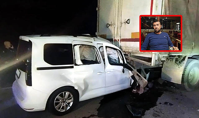 Park Halindeki Araca Çarpan Araç Sürücüsü Öldü