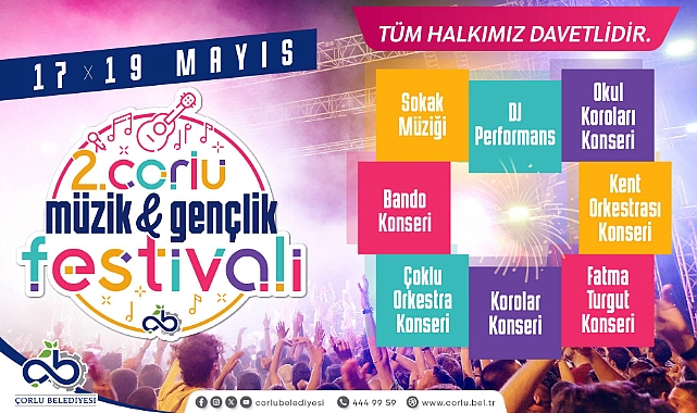 2. Müzik ve Gençlik Festivali Yarın Başlıyor