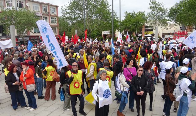 Çanakkale'de 1 Mayıs coşkuyla kutlandı