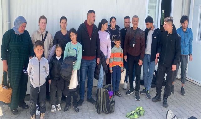 Edirne'de 27 kaçak göçmen ve 1 organizatör yakalandı