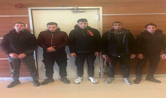 Edirne'de 5 kaçak göçmen yakalandı