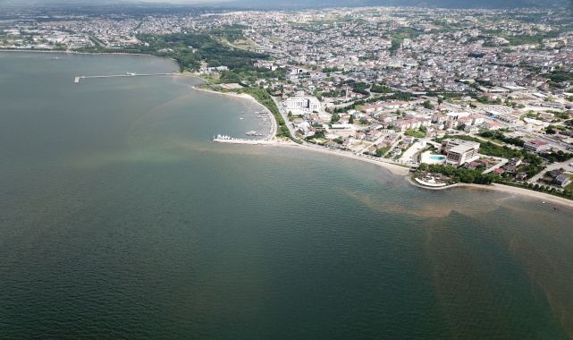 İzmit Körfezi'nde denizin rengi kahverengiye döndü