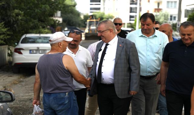 Başkan Ertaş, çalışmaları yerinde takip ediyor