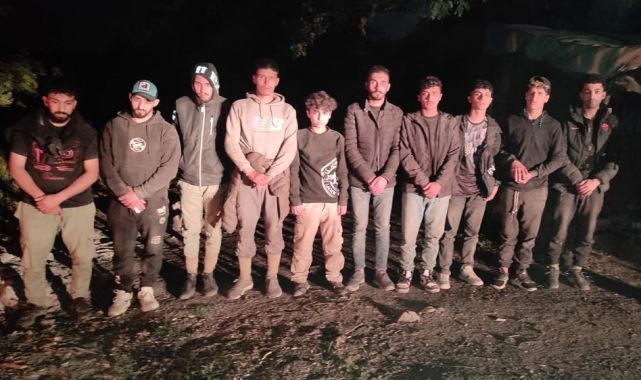 Edirne&#039;de 10 kaçak göçmen yakalandı