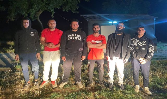 Edirne'de 6 kaçak göçmen yakalandı
