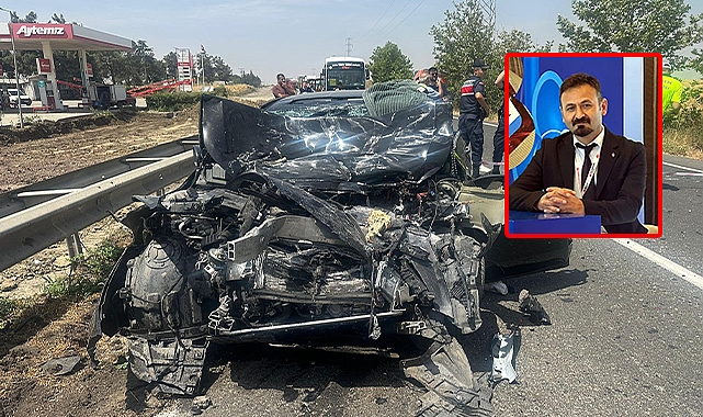 Karşı Şeride Geçen Otomobil, TIR İle Çarpıştı! 1 Ölü 1 Yaralı