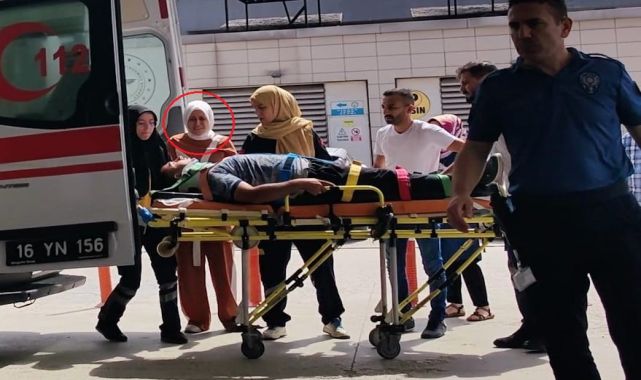 Kaza yaralanan nişanlısı için ağladı