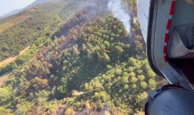 Balıkesir'de orman yangını; bu kez Kepsut'ta çıktı