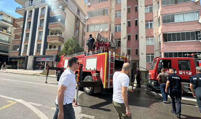 Edirne'de apartman dairesinde yangın