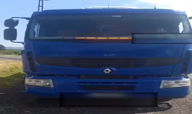 Edirne'de usulsüz çakar takılan TIR'ın şoförüne 6 bin 439 lira ceza