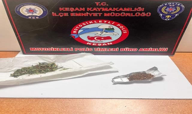 Edirne’de uyuşturucuyla yakalanan 3 şüpheliye gözaltı