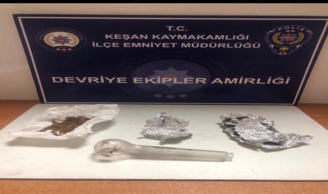 Keşan’daki şok uygulamada uyuşturucuyla yakalanan 3 kişiye gözaltı