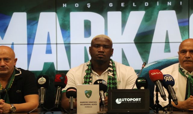 Kocaelispor'un yeni transferi Marcao: Ben bir santrfor oyuncusuyum ve kaç gol attığımı zaten göreceksiniz