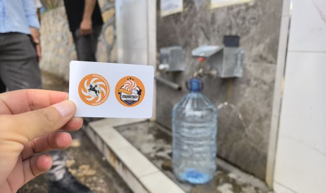 Mahalle çeşmesinden satmak için su dolduranlara karşı 'kartlı çeşme' sistemiyle önlem