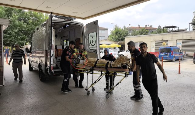 Strafor doğrama makinesine kolunu kaptıran çocuk ağır yaralandı