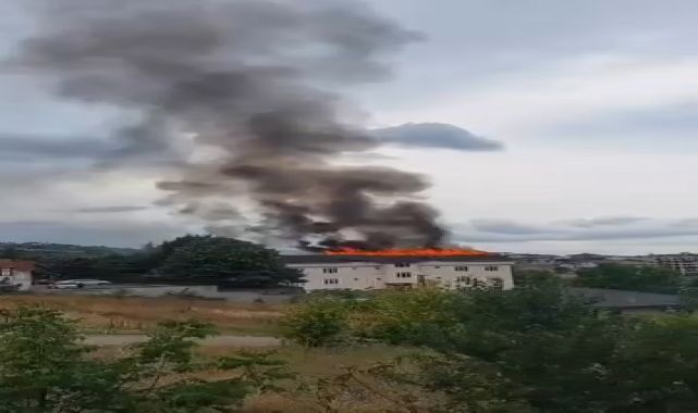 Yurt lojmanında yangın; 1 kişi dumandan etkilendi