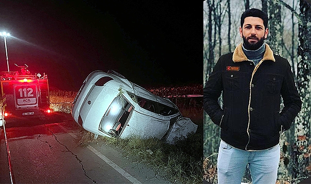 26 Yaşındaki Sürücü Kazada Hayatını Kaybetti