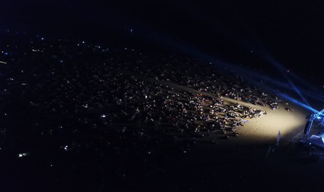 Bursa'da 20 bin kişinin katılımıyla 'Perseid Meteor Yağmuru Gözlem Şenliği'