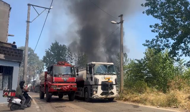 Bursa'da ot yangını