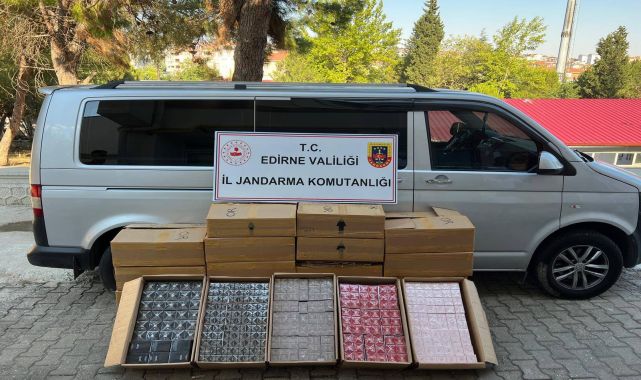 Edirne&#039;de 1204 şişe sahte parfüm ele geçirildi